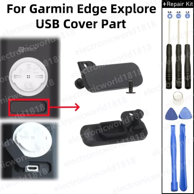 FOR GARMIN EDGE EXPLORE Bike GPS Black Rubber Cap USB Charging Port Cover Parts 16.91 PicClick UK