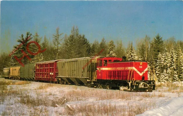 Picture Postcard; BELFAST & MOOSEHEAD LAKE'S NUMBER 53, A GE 70 TONNER