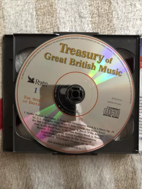 Treasury of Great British Music, 5CDs (CD 2000). FREE 📮 POST 3