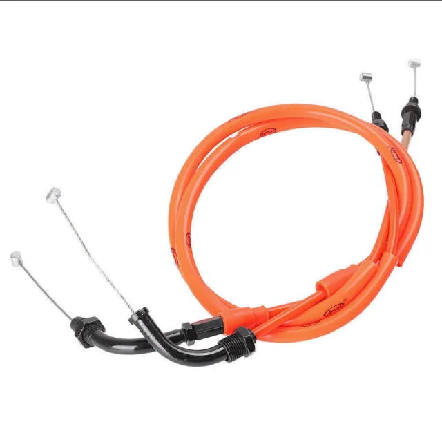 Motorcycle Accelerator Lines Orange Throttle Cables for Honda CBR1000RR 2008-11