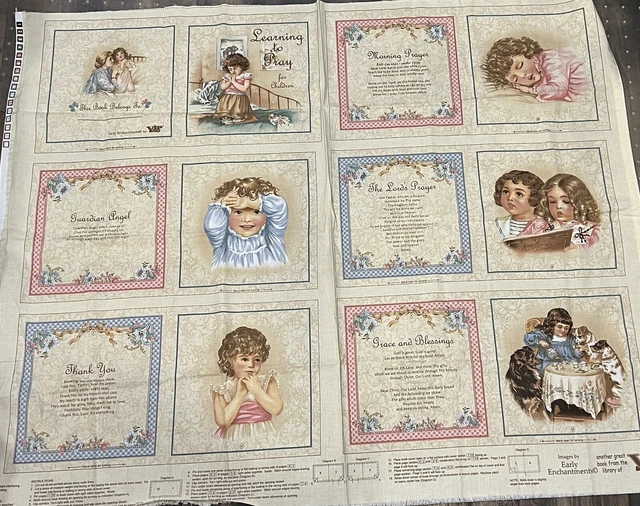 VIP Early Enchantments Learning to Pray Book for Children Cut & Sew Panel