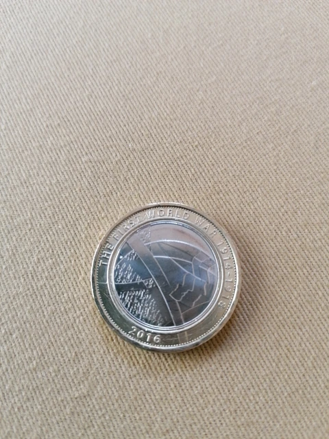 COLLECTABLE TWO POUND COIN 2016 "100th ANNIVERSARY WW1 ARMY £2 COIN UNCIRCULATED