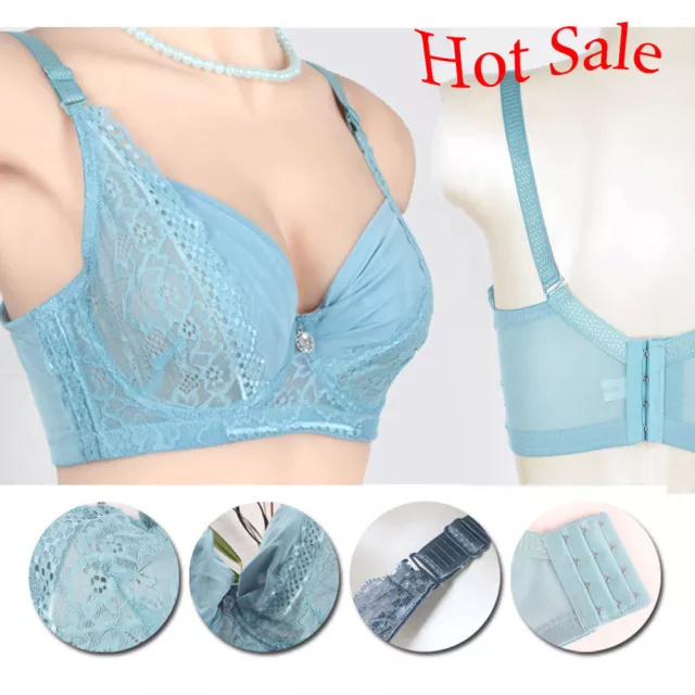 Sexy Womens Lace Bra Thick Padded Un-Wire Super Push Up Bras AA
