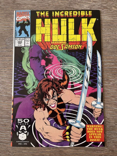 Incredible Hulk #380  Marvel Comics 1991 Doc Samson High Grade Combine Shipping