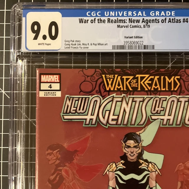🔥War of the Realms New Agents of Atlas #4  Yu 1:25 variant Marvel 2019🔥 2