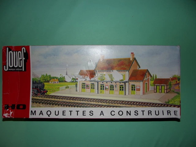 Maquette De Gare Jouef HO Neuvy - Occasion - Pour Réseau De Train Miniature
