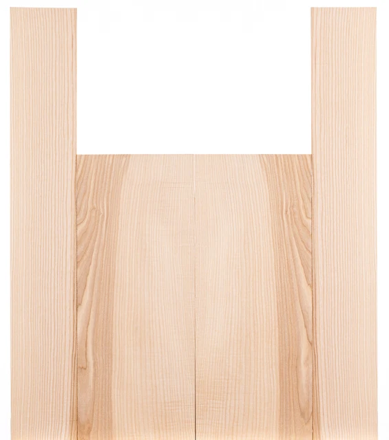 Tonewood barra de fresno acústica guitarra madera arcilla backs & sides set 5227