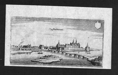 Stolzenau LK Nienburg Weser Niedersachsen Kupferstich Merian