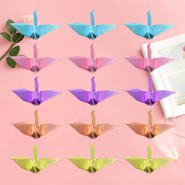 100 pz gru di carta origami ghirlanda da tavolo pieghevoli matrimonio fatte a mano
