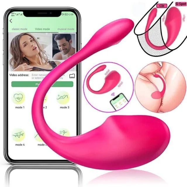 APP Remote Clit Vibrator Wearable Bullet Egg G-Spot Anal Massager Sex Toys Women