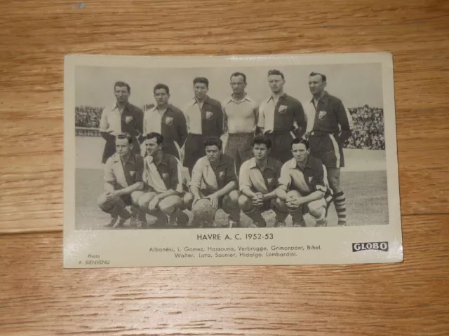 Havre F.C  carte postale photo Globo sport football 1952-53