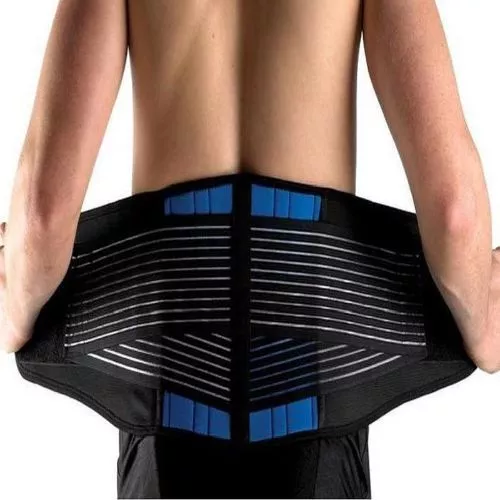 Adjustable Neoprene Double-Pull Lumbar Support Lower Back Belt Brace Pain Relief