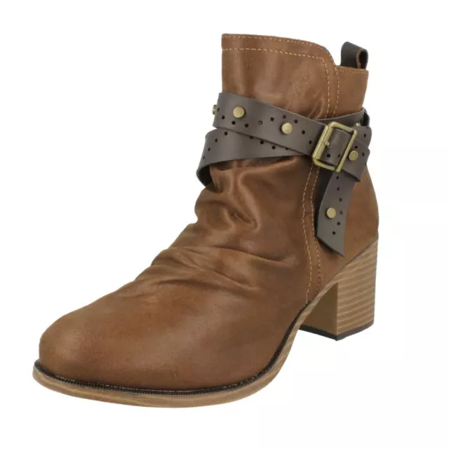 Ladies Down To Earth Ankle Boots