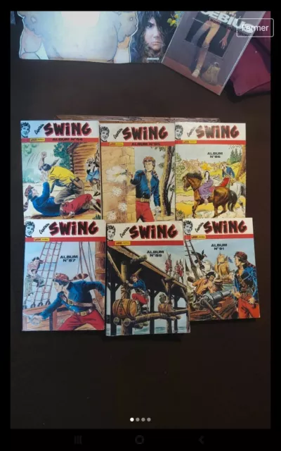 CAPTAIN SWING ALBUM Lot De 6 Tomes  EDIT MON JOURNAL