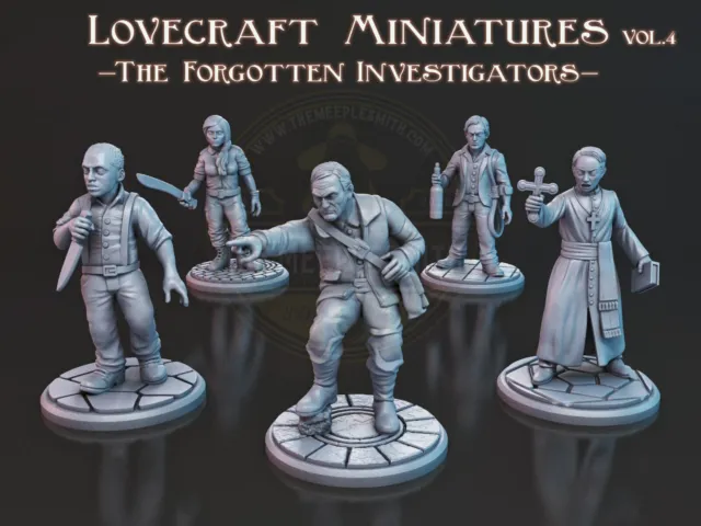 Lovecraft Miniatures Vol.4 "The Forgotten Investigators"