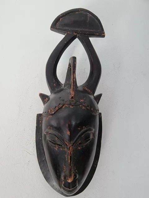 Wooden Mask Africa Ghana .masque en bois decoration Afrique