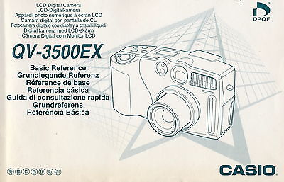 Casio QV 3500 EX Manual de instrucciones original D GB F E I S P 104 páginas