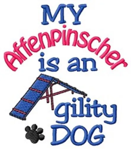 My Affenpinscher is An Agility Dog Fleece Jacket - DC1992L Size S - XXL