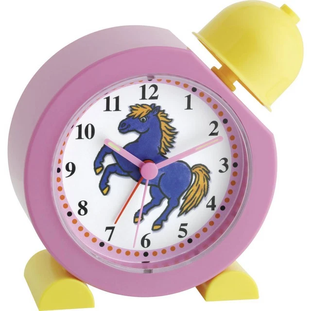 Réveil pour enfants à quartz TFA Dostmann 60.1011.12 rose, jaune