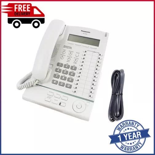 Panasonic KX-T7630NE Digital Telephone White *1 Year Warranty* Inc VAT &Free Del