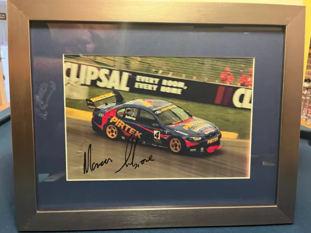 V8 Supercars Pirtek Ford Marcus Ambrose Framed Sign Poster