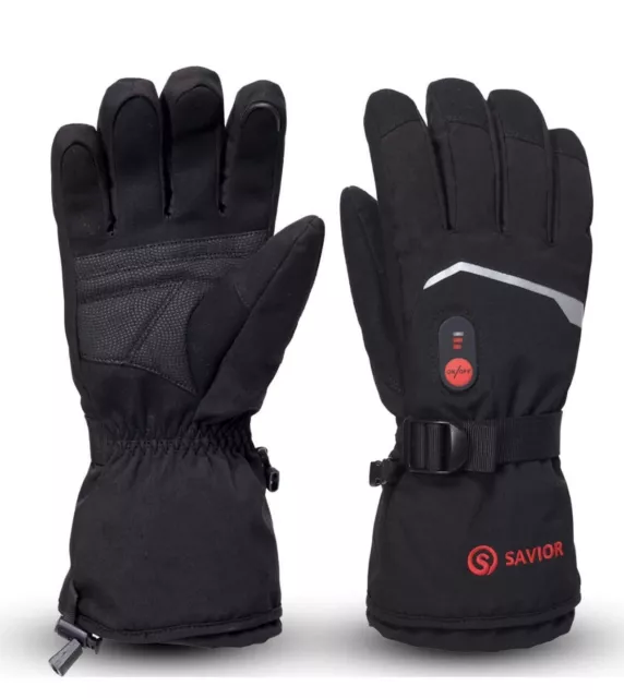 🔥Savior Heat Thin Heated Small Gloves Motorcycle Rechargeable Battery Liners
