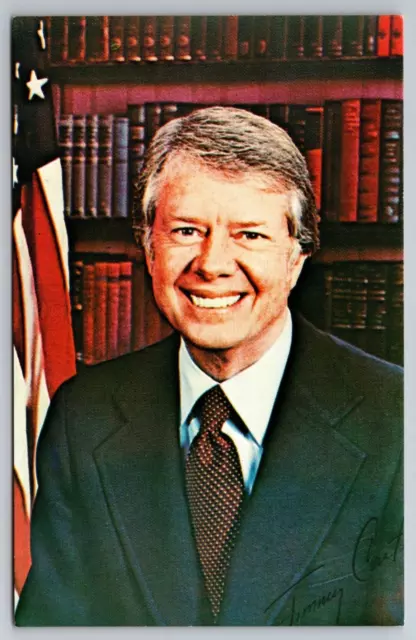 President James Earl Carter  39th President Vintage Unposted Circa 1977 Postcard