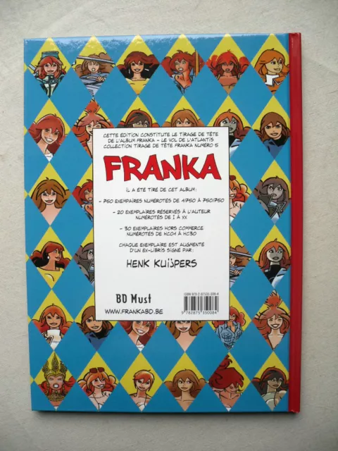 Henk Kuijpers Franka Bd Must Tt Tome 5 750 Ex Le Vol De L'atlantis En État Neuf 2