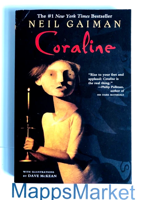 SIGNED Coraline 10th Anniversary Edition by NEIL GAIMAN (2012, Trade Paperback)