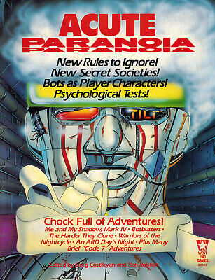 Acute Paranoia - West End Games RPG BOOK