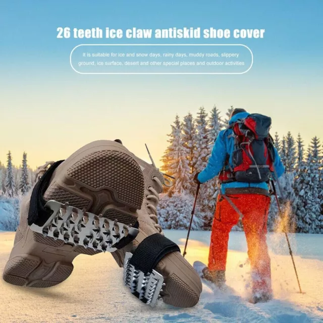 Overshoes Non-slip Shoe Cover Spike Cleats Anti-Slip Ice Shoes Grips Cleats