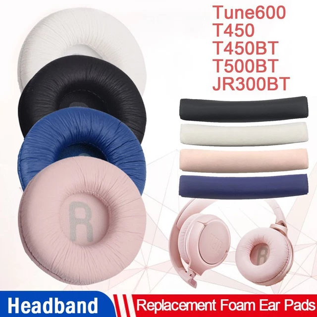 Cuscinetti auricolari copricuscino per JBL Tune600 T450 T450BT T500BT JR300BT