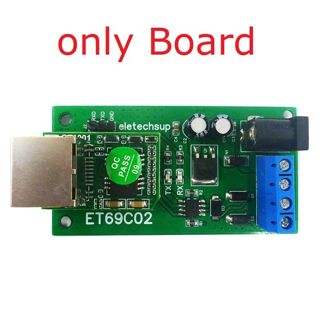 RS485 TO ETHERNET TCP/IP Converter MQTT Modbus RTU Module for PLC PTZ