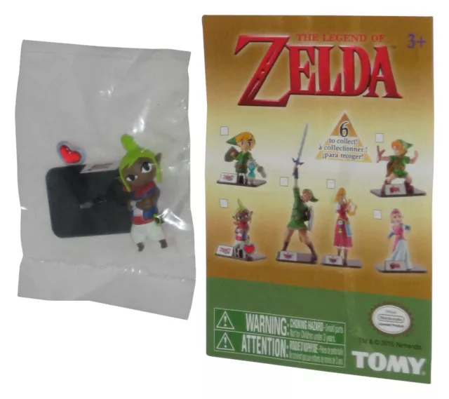 Nintendo Legend Of Zelda (2015) Tomy Tetra Mini Figurines Avec / Cœur Conteneur