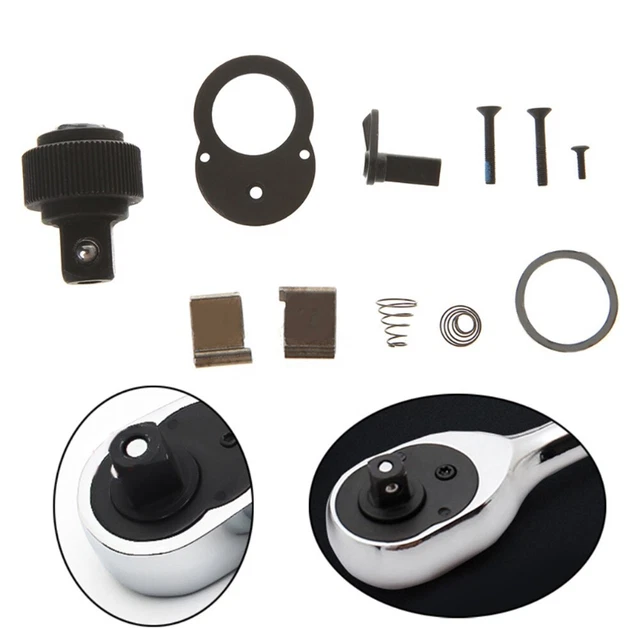 Clé à Cliquet 1/4" 72 Dents - Douille D'empreinte - Poignée Décalée (uxcell)