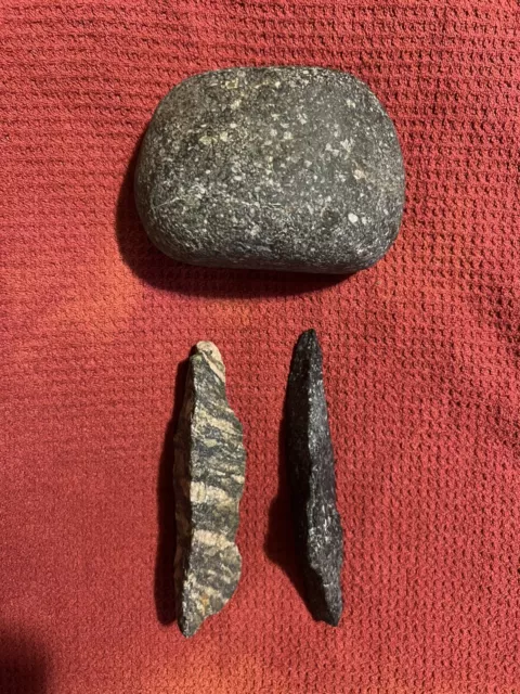 Pre 1600  Native American  Tools, Weight Stone, Scrapers, Mano , Pestle-SEE PICS