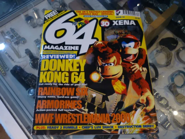 64 Magazine Issue 34 The Uk's Best-Selling Dedicated N64 Mag - Au Stock