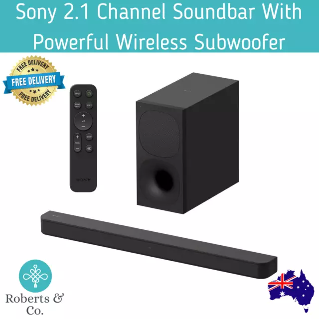 Sony 2.1 Channel Soundbar With Powerful Wireless Subwoofer HT-S400 Soundbar