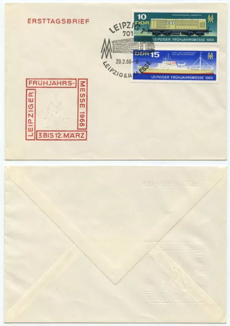 36189 - Mi.Nr. 1349-1350 - kpl. Satz - FDC - Leipzig 29.3.1968