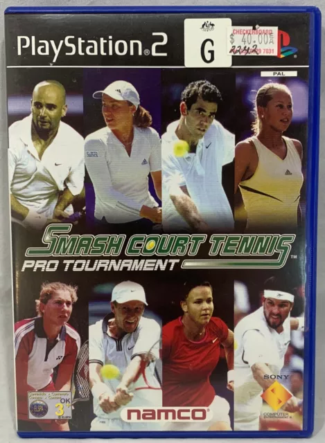 Smash Court Tennis Pro Tournament Playstation 2 Game Ps2 Pal