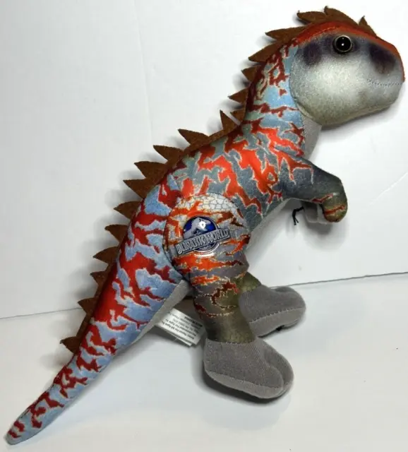 Jurassic World Dino Hybrid Dinosaur Red Grey T-Rex Raptor Plush Stuffed Animal