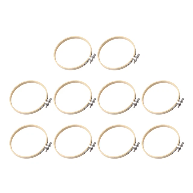 10 Pcs Bambus Stickhalter Stickerei Stickrahmen Selber Machen