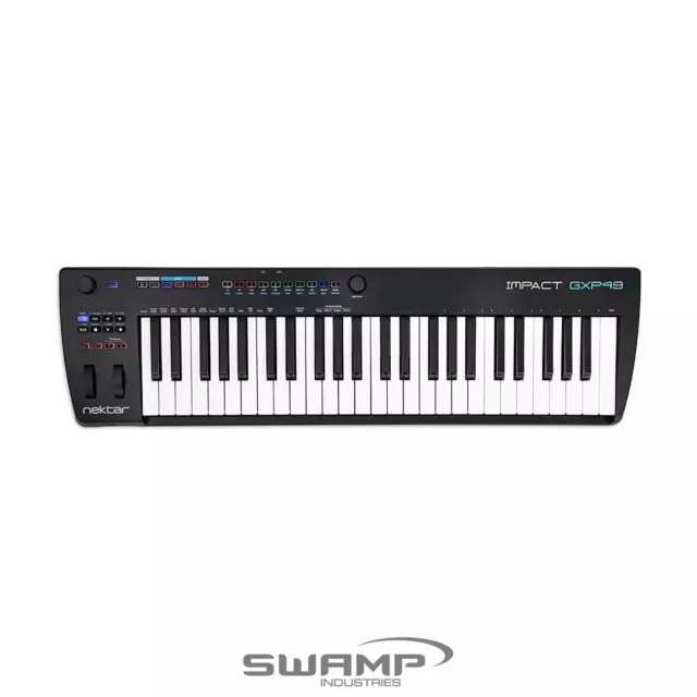 Nektar Impact GXP49 USB MIDI Controller Keyboard with Semi-Weighted Keys RGB LED