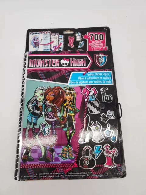 Monster High Fashion Sticker stylist Stickerbook - Used