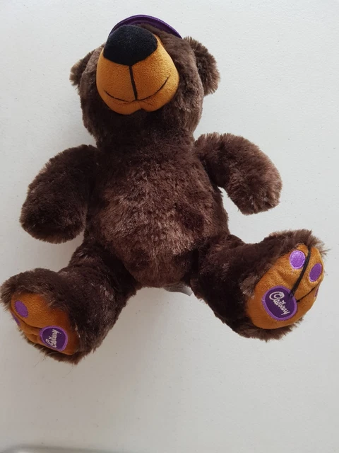 CADBURY CHOCOLATE TEDDY Bear Brown Purple Plush Toy EUR 3 62 PicClick FR