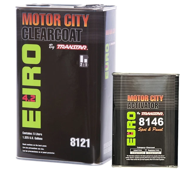 FinishX Euro Gloss Clear Coat FC2000 – 1.3GL 2:1 Kit With Slow Activator (FH2030 1qt)