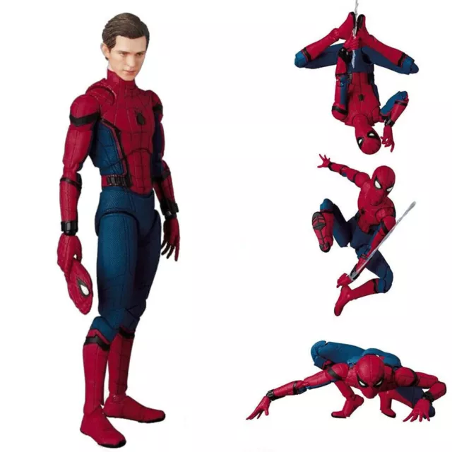 Kid Spider-Man Homecoming Spiderman Peter Parker Tom Holland Action Figures Toys 3