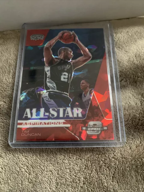 2019-20 Contenders Optic TIM DUNCAN All Star Aspirations Silver #1