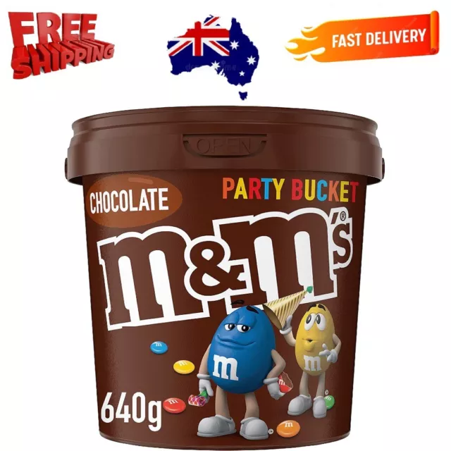 M&M's Peanut Milk Chocolate Snack & Share Party Bucket 575g