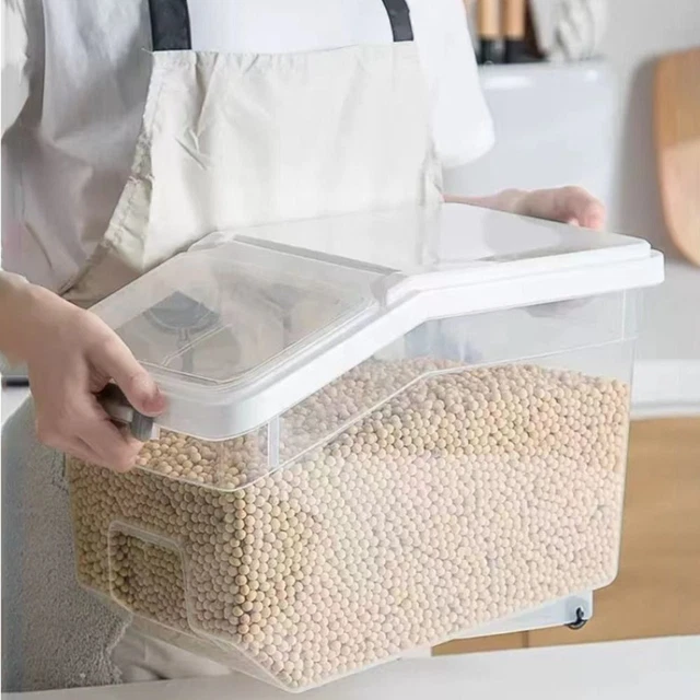 FOOD STORAGE FLOUR Bucket Kitchen Storage Box Grain Storage Tank Rice